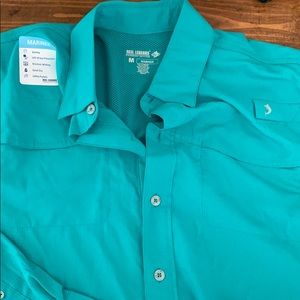 Reel legends mariner button up size medium mens